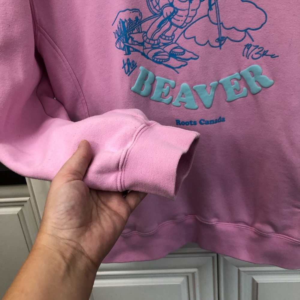 Roots Canada adult Buddy Beaver pullover hoodie - Picture 6 of 13